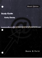 <em>STUDY</em> <em>GUIDE</em> CONTEMPORARY BUSINESS NINTH EDITION