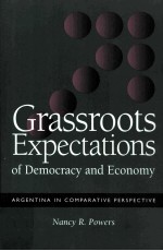 GRASSROOTS EXPECTATIONS <em>OF</em> DEMOCRACY AND ECONOMY