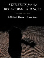<em>STATISTICS</em> FOR THE <em>BEHAVIORAL</em> SCIENCES SECOND EDITION