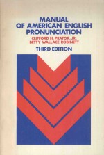 M<em>an</em>ual of Americ<em>an</em> English <em>Pronunciation</em>  Third Edition