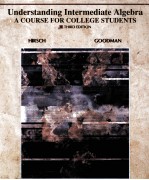 UNDERSTANDING INTERMEDIATE ALGEBRA:A COURSE <em>FOR</em> COLLEGE STUDENTS THIRD EDITION