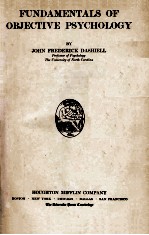 <em>FUNDAMENTALS</em> <em>OF</em> OBJECTIVE PSYCHOLOGY