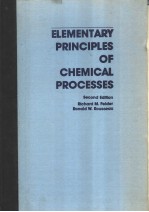 ELEMENTARY PR<em>IN</em>CIPLES <em>OF</em> CHEMICAL PROCESSES  SECOND <em>EDITION</em>