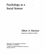 PSYCHOLOGY AS A SOCIAL <em>SCIENCE</em>