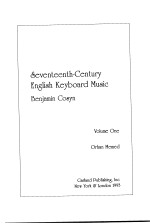 SEVENTEENT<em>H</em>-CENTURY ENGLIS<em>H</em> KEYBOARD MUSIC