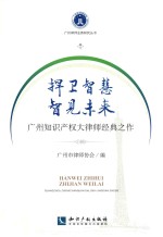 捍卫智慧  智见未来  广州知识产权大律师经典之作