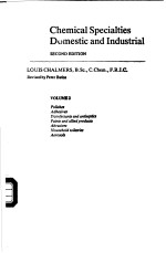 CHEMICAL SPECIALTIES DOMESTIC AND INDUSTRIAL  <em>SECOND</em> <em>EDITION</em>  VOLUME <em>2</em>