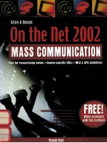 MASS <em>COMMUNICATION</em> ON THE NET 2002 <em>EDITION</em>