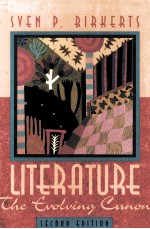 LITERATURE <em>THE</em> EVOLVING CANON <em>SECOND</em> <em>EDITION</em>