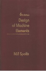 DESIGN <em>OF</em> MOCHINE ELEMENTS 6TH <em>EDITION</em>
