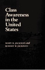 <em>CLASS</em> AWARENESS IN <em>THE</em> UNITED STATES