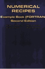 NUMERICAL RECIPES EXAMPLE <em>B</em>OOK (FORTRAN) SECOND EDITION