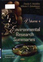 Environmental Research Summaries ( Environmental Research Advances Vol.4 )