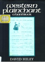 Western Plainchant:A <em>Handbook</em>