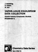 Vapor-Liquid <em>Equilibrium</em> Data Collection 2c Organic Hydroxy Compounds:Alcohols (Supplement 1)