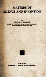 MASTERS <em>OF</em> <em>SCIENCE</em> AND INVENTION