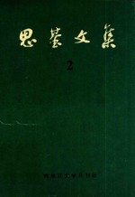 思基文集  2  中长篇小说  《追求》  《昨夜风雨》