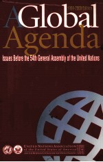 A GLOBAL AGENDA ISSUES BE<em>FOR</em>E THE 54TH GENERAL ASSEMBLY <em>OF</em> THE UNITED NATIONS