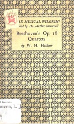 Beet<em>h</em>oven's Op.18 Quartets