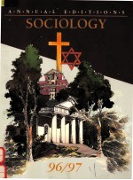 SOCIOLOGY 96/97 TWENTY-<em>FIFTH</em> <em>EDITION</em>