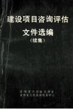 建设<em>项目</em>咨询<em>评估</em>文件选编  续集