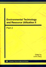 Environmental <em>technology</em> <em>and</em> resource utilization II elected
