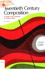 TECHNIQUES <em>OF</em> TWENTIETH CENTURY COMPOSITI<em>ON</em>  <em>A</em> <em>GUIDE</em> <em>TO</em> <em>THE</em> M<em>A</em>TERI<em>A</em>LS <em>OF</em> MODERN MUSIC  THIRD EDITI<em>ON</em>