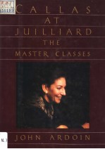 <em>C</em>ALLAS AT JUILLIARD  The Master <em>C</em>lasses