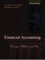 FINANCIAL ACCOUNTING AN <em>INTRODUCTION</em> TOSTICKNEY WEIL