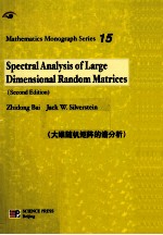 SPECTRAL ANALYSIS OF LARGE DIMENSIONAL RANDOM MATRICES SECOND <em>EDITION</em>
