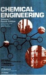 CHEMICAL <em>ENGINEERING</em> <em>VOLUME</em> 1 FOURTH EDITION