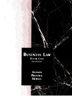 BUSINESS <em>LAW</em> TEXT & CASES FIFTH <em>EDITION</em>