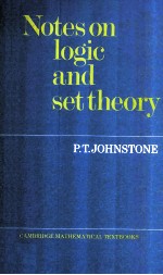 NOTES ON <em>LOGIC</em> AND SETTHEORY