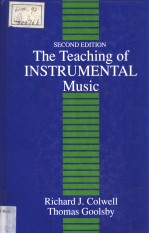 THE TEACH<em>IN</em>G <em>OF</em> <em>IN</em>STRUMENTAL MUSIC SECOND <em>EDITION</em>