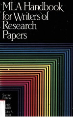 MLA HANDBOOK FOR <em>WRITER</em>S OF RESEARCH PAPERS