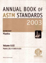2003 ANNUAL BOOK <em>OF</em> ASTM STANDARDS <em>VOLUME</em> 8.02 Plastics II