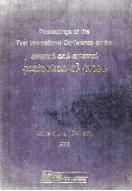 <em>Proceedings</em> <em>of</em> <em>t<em>h</em>e</em> First International Conference on <em>t<em>h</em>e</em> internal <em>and</em> external protection <em>of</em> pipes