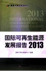 国际<em>可</em>再生能源发展报告  2013