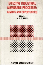 EFFECTIVE INDUSTRIAL MEMBRANE PROCESSES:BENEFITS <em>AND</em> OPPORTUNITIES