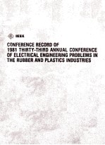 IEEE CONFERENCE RECORD OF 1981 THIRTY-THIRD ANNUAL CONFERENCE OF ELECTRICAL <em>ENGINEERING</em> PROBLEMS IN 