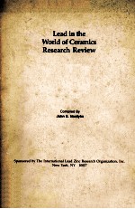 Lead <em>in</em> the World <em>of</em> Ceramics Research Review