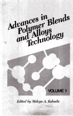 Advances in Polymer Blends and Alloys Technology <em>Volume</em> <em>1</em>