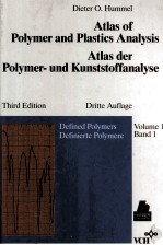 Atlas <em>of</em> Polymer and Plastics <em>Analysis</em> Volume 1 Part b