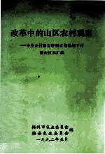 改革中的<em>山区</em>农村观察