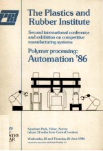 Polymer <em>processing</em>:Automation'86