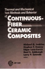 Thermal and Mechanical Test <em>Methods</em> and Behavior <em>of</em> Continuous-Fiber Ceramic Composites