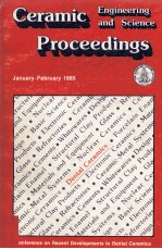 Proceed<em>in</em>gs <em>of</em> Conference on Recent Developments <em>in</em> Dental Ceramics