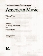 The new <em>Grove</em> diction<em>a</em>ry of <em>A</em>meric<em>a</em>n music 2