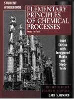 ELEMENTARY <em>PRINCIPLES</em> OF CHEMICAL PROCESSES <em>THIRD</em> <em>EDITION</em> 2005 <em>Edition</em> with Integrated Media <em>and</em> Stu