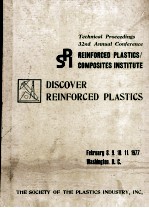 PREPRINT <em>OF</em> <em>THE</em> THIRTY-SECOND ANNUAL CONFERENCE REINFORCED PLASTICS/<em>COMPOSITES</em> INSTITUTE
